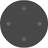 Round joystick